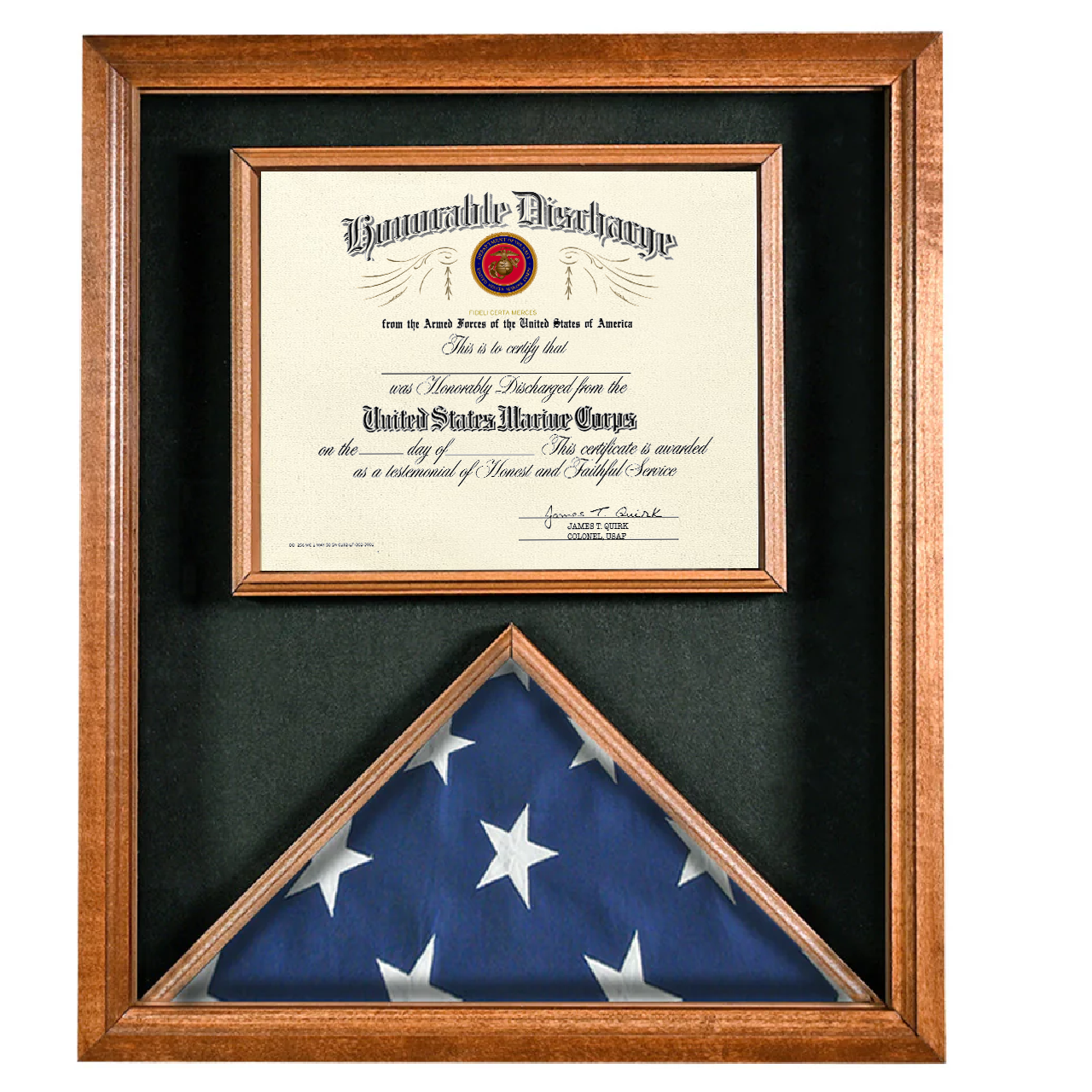 UNITED STATES MARINE CORPS HONORABLE DISCHARGE REPLACEMENT CERTIFICATE